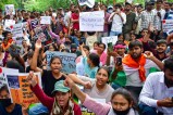 NEET paper leak Protest