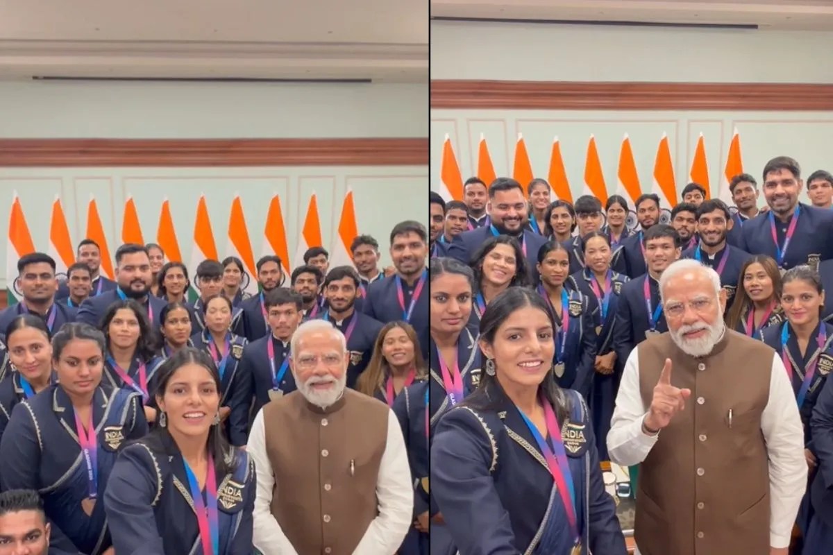 Narendra Modi Athletes Meeting news