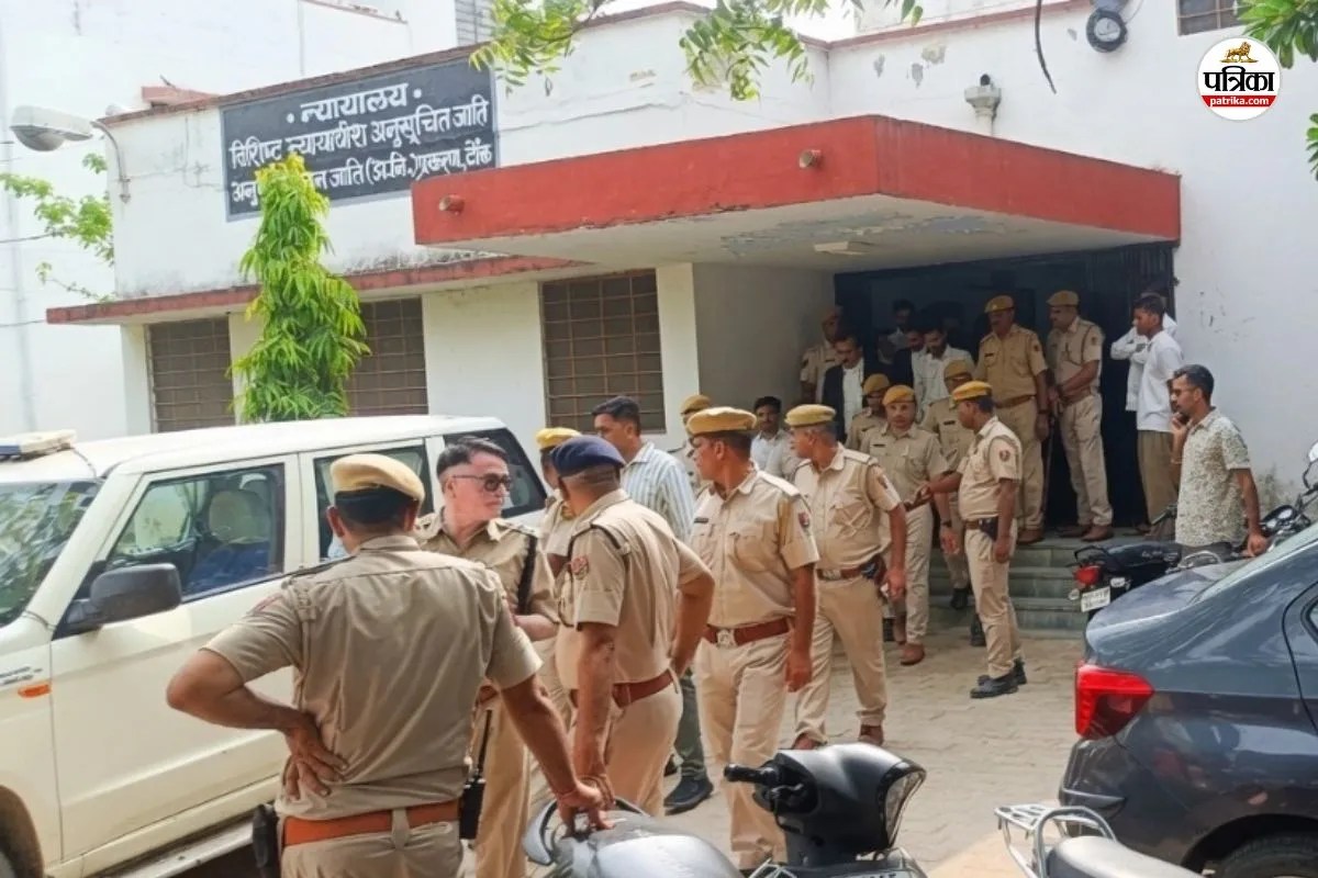 Naresh Meena surrenders at Nagarfort police station Tonk court sent jail