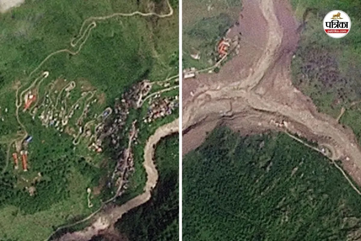 Nepal flood satellite images