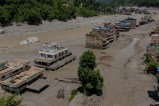 Nepal-Tibet flood devastation.