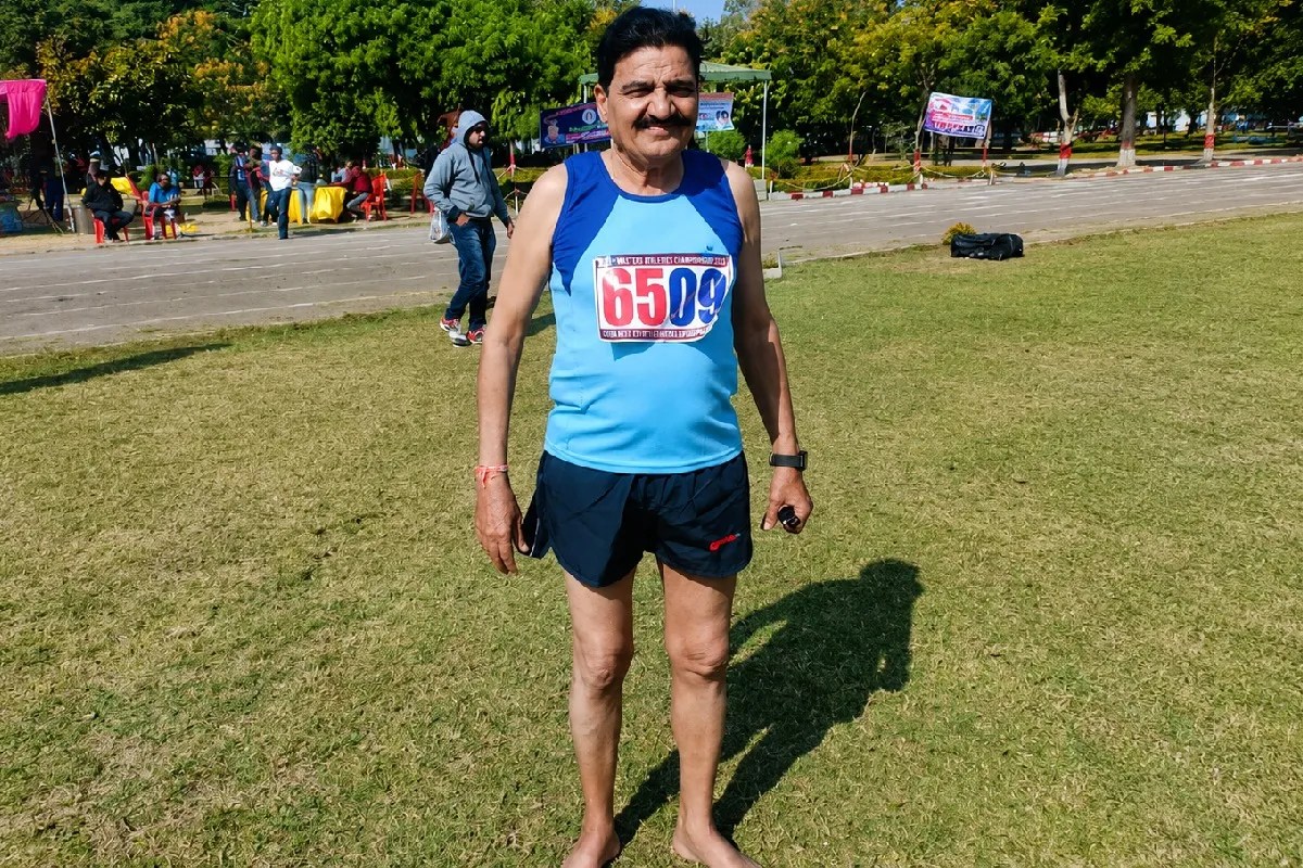 योग से मैराथन तक बनाई अलग पहचान (फोटो- इंदर सिंह) (Photo Source - Patrika)