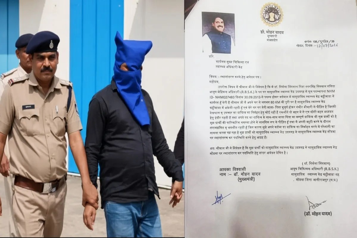 Fake letterhead: फर्जी स्थानांतरण आदेश, आरोपी गिरफ्तार (Photo Source - Patrika)
