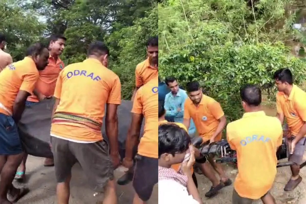 Odisha flood Kendrapara rescue