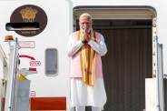 PM Modi Emplanes for Uzbekistan and the Kyrgyz Republic.