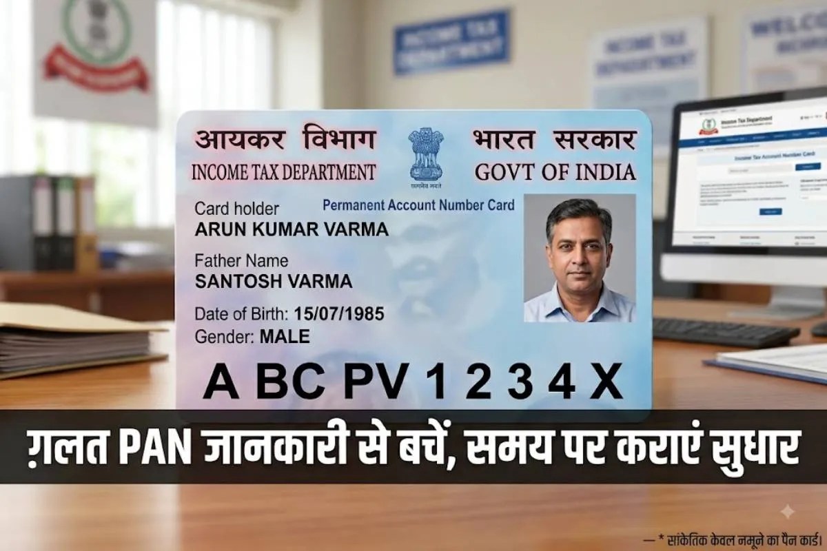 Pan Card Correction News.