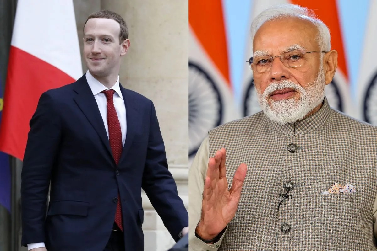 Pm Modi Mark Zuckerberg
