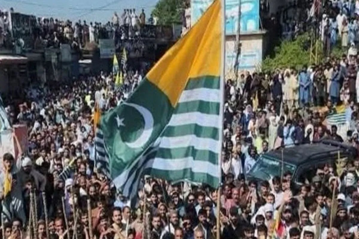 Pakistan Occupied jammu kashmir Protest.