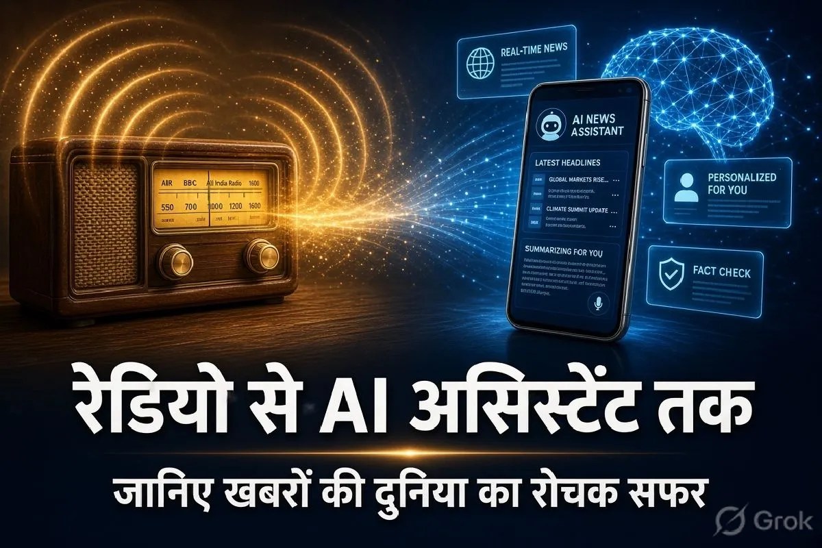 Radio to ai journey of news Interesting story