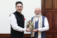 Raghav Chadha meet pm modi