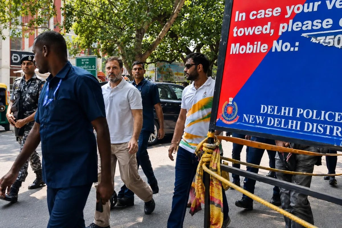 Rahul Gandhi Jantar Mantar Protest