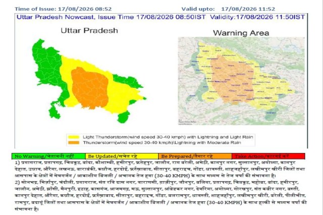 UttarPradesh ,WeatherNews