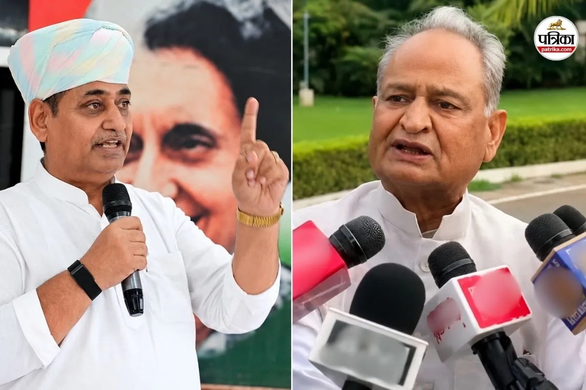 Rajasthan Congress Govind Singh Dotasra Self Branding statement Ashok Gehlot Reply
