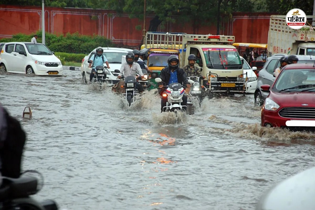 Rajasthan four divisions 7-8-9-10 August very heavy rain IMD Prediction