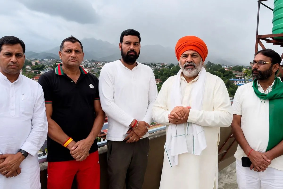 Rakesh Tikait, BKU Delegation, Nepal Flood