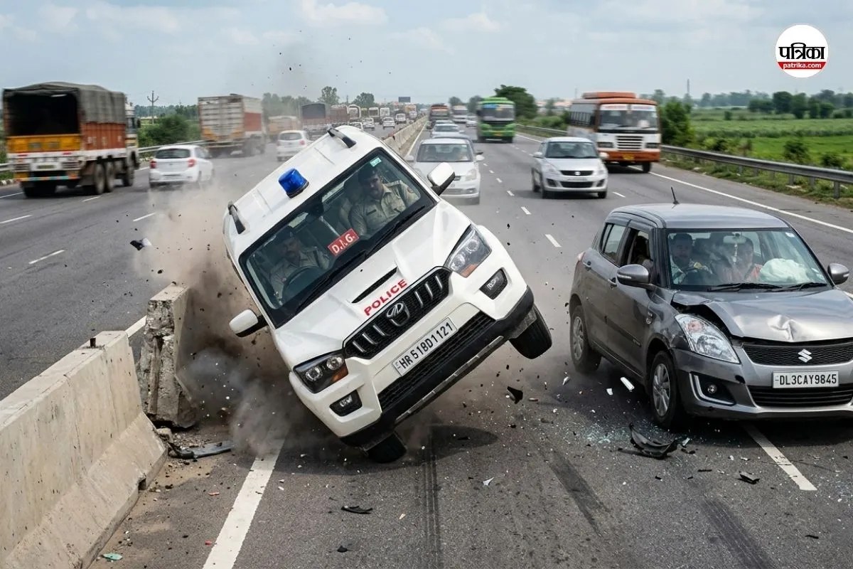 Road accident in saharanpur