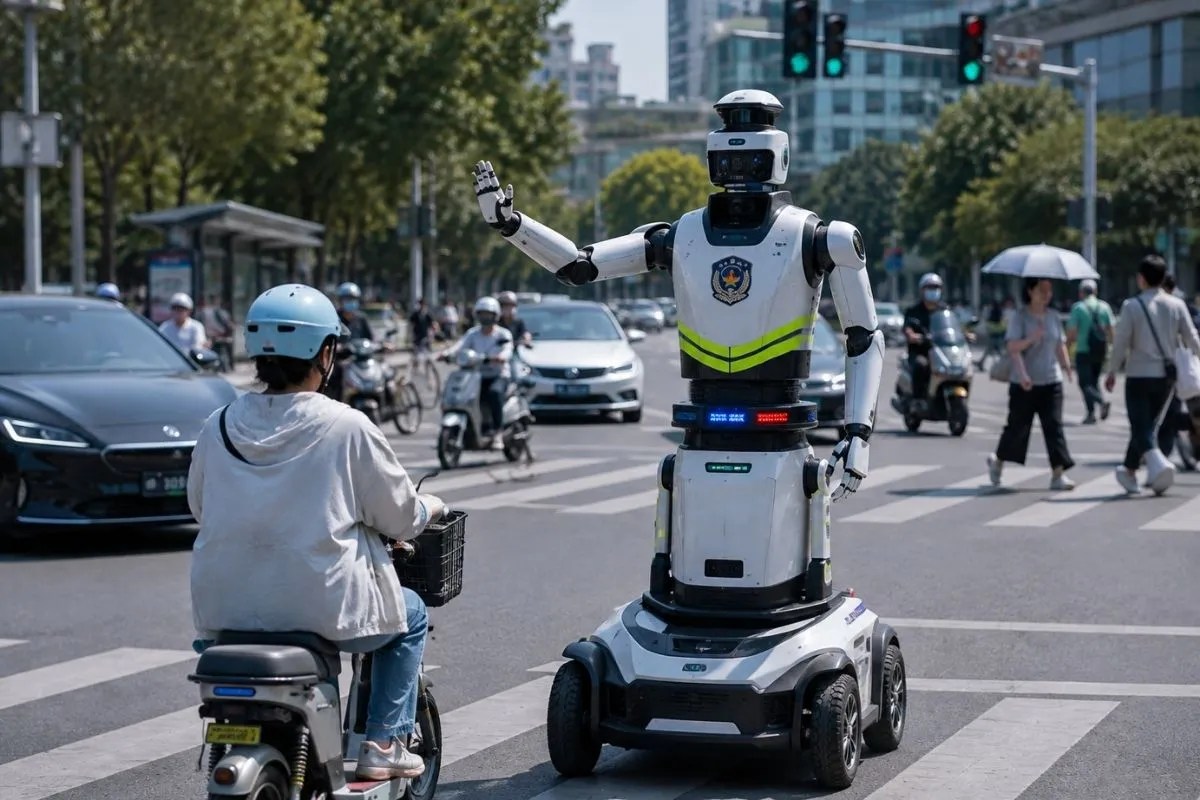 Robots are handling traffic