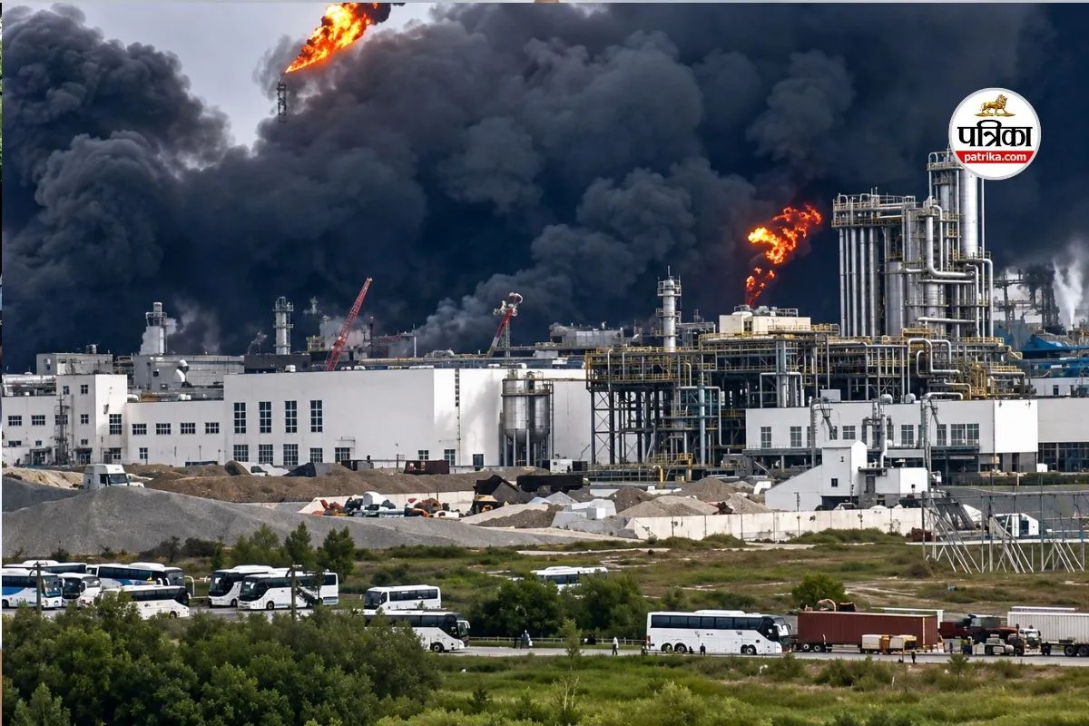 Russia Gas Plant Fire