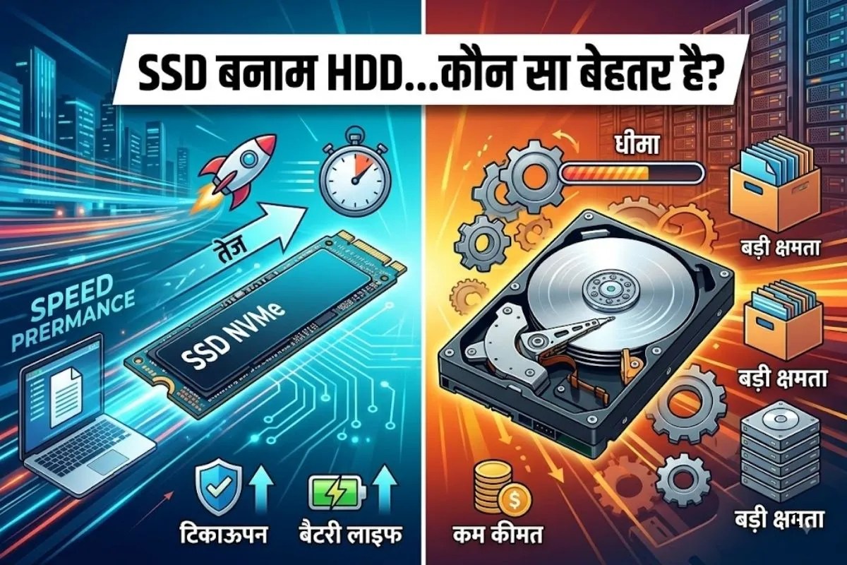 SSD vs HDD Laptop Storage