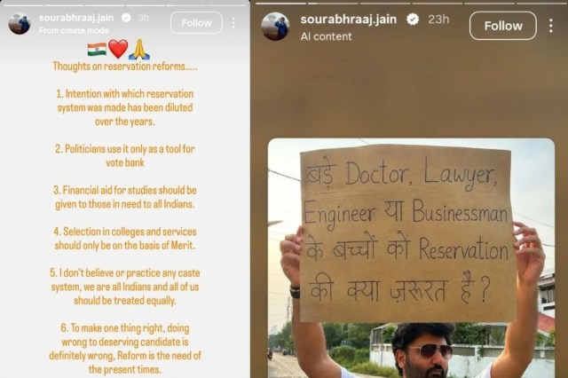 Saurabh Raj Jain viral post