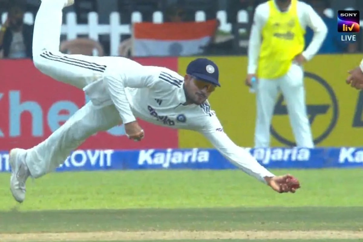 ind vs sl 1st test day 3 highlights, shubman gill takes a stunning catch,