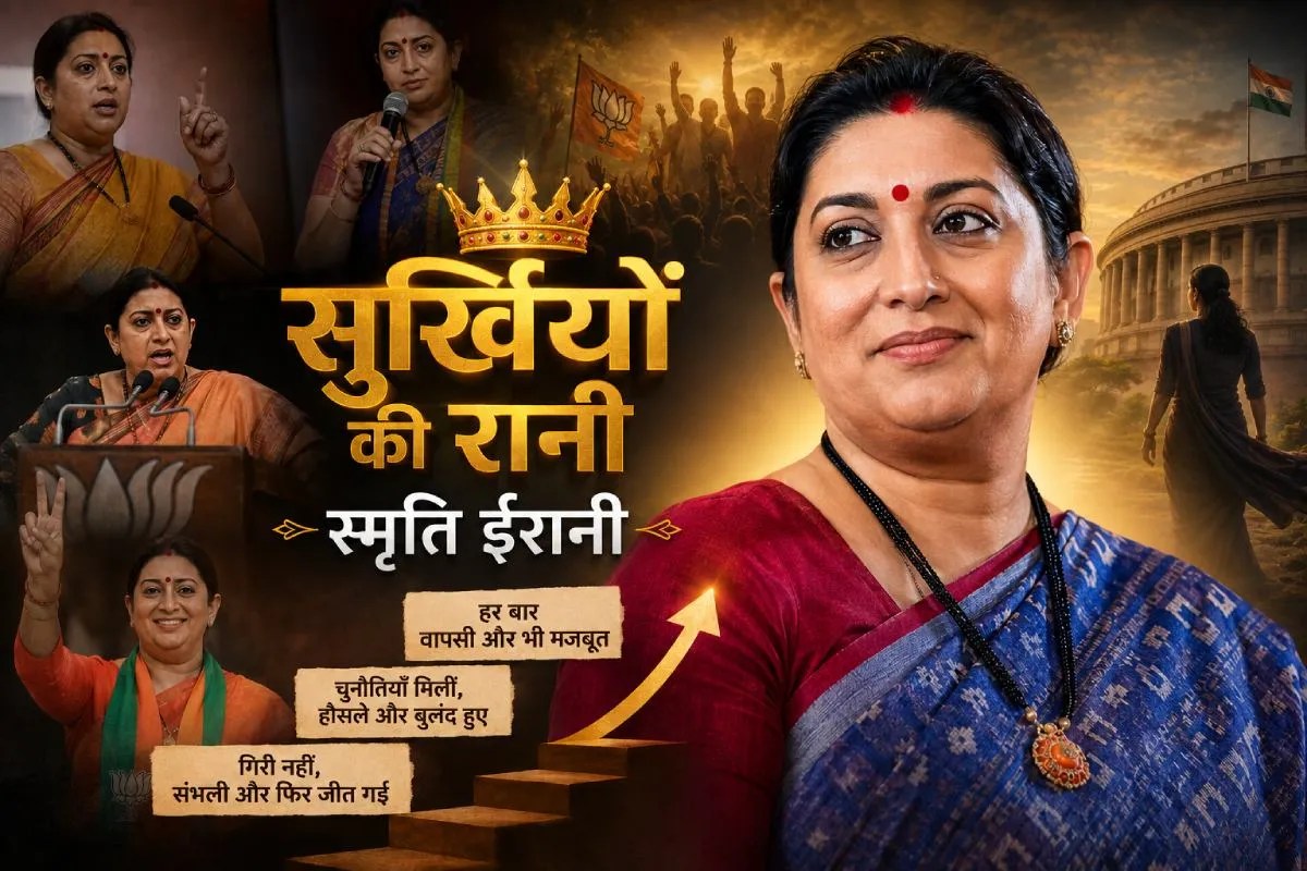 Smriti Irani comback in BJP Nitin Nabin New Team