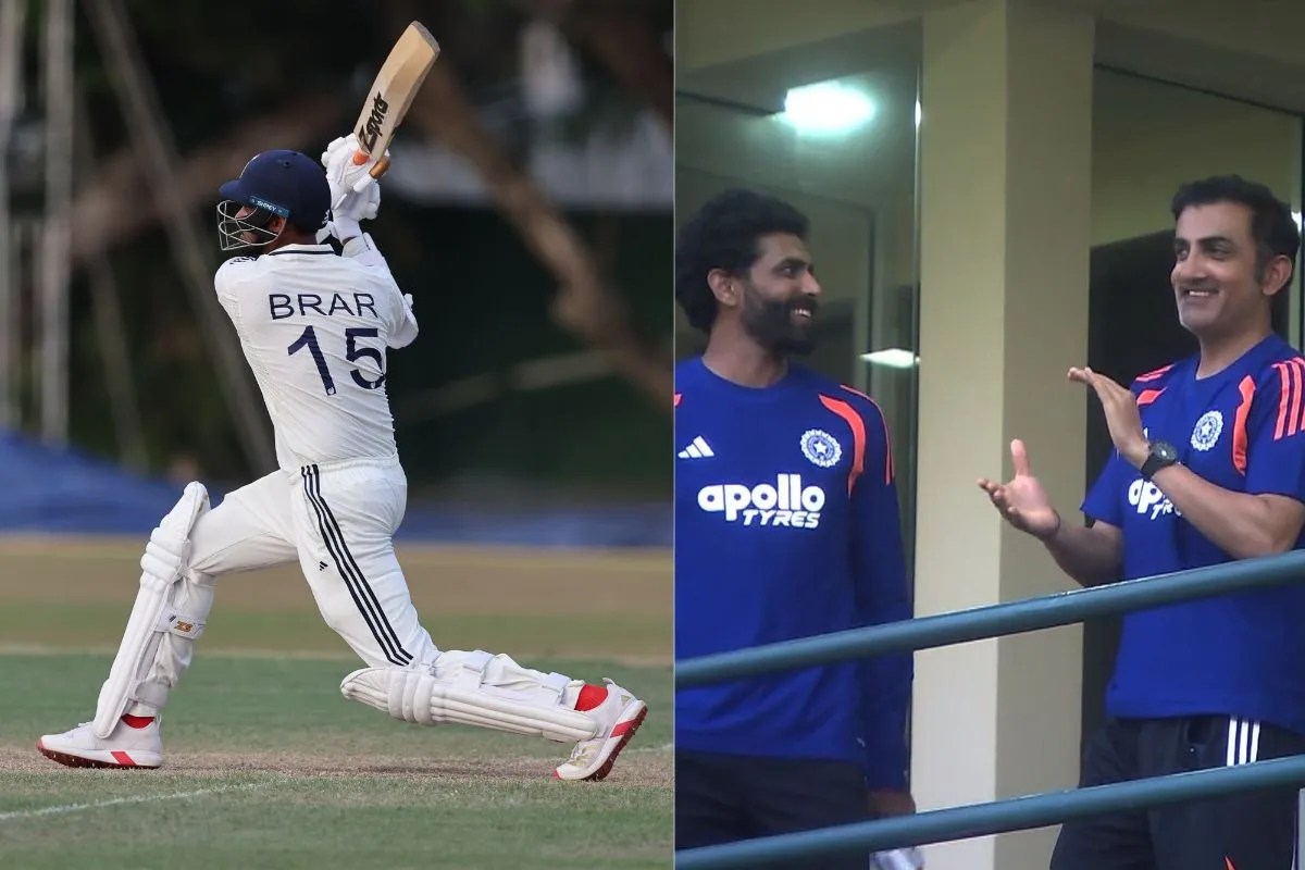 Gautam Gambhir Reaction on Gurnoor Brar Batting