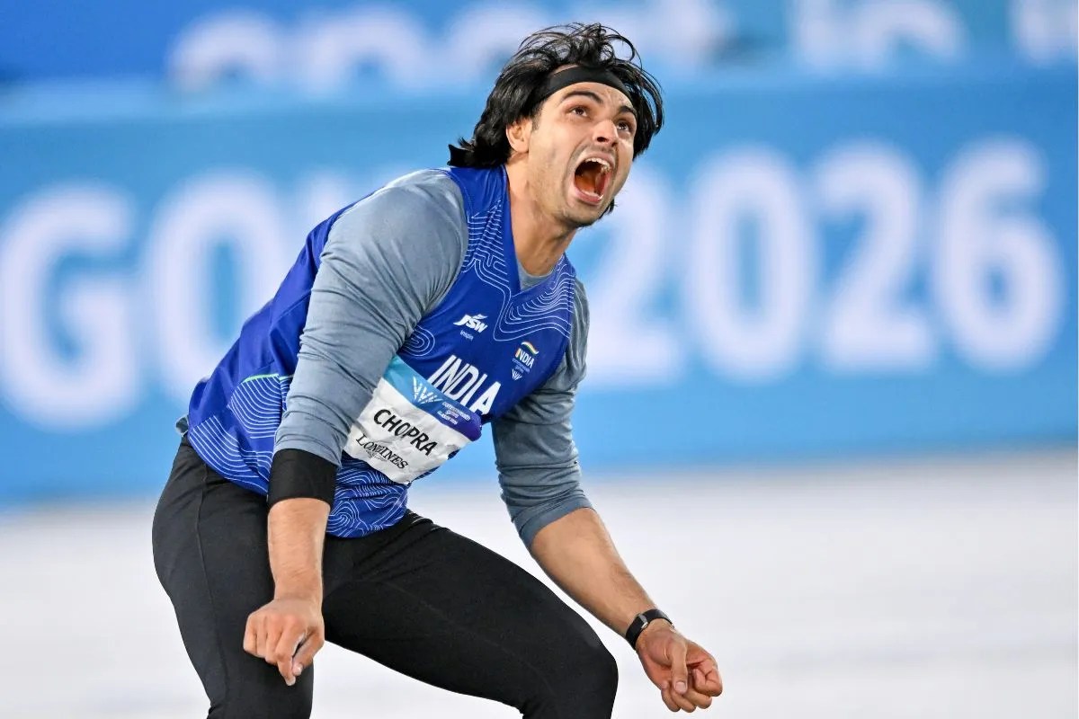 Neeraj Chopra silver CWG 2026