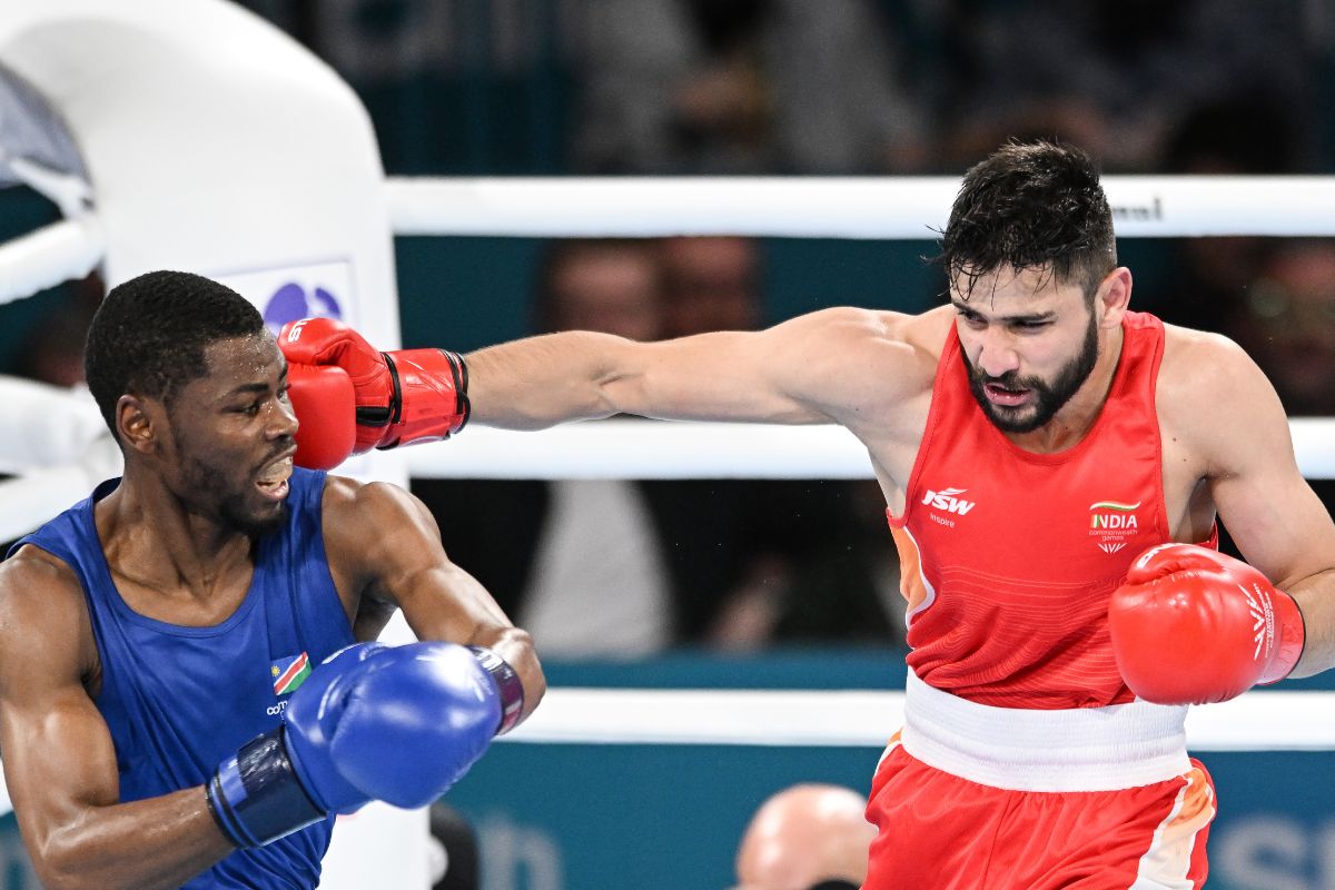 Sachin Siwach Boxing Gold