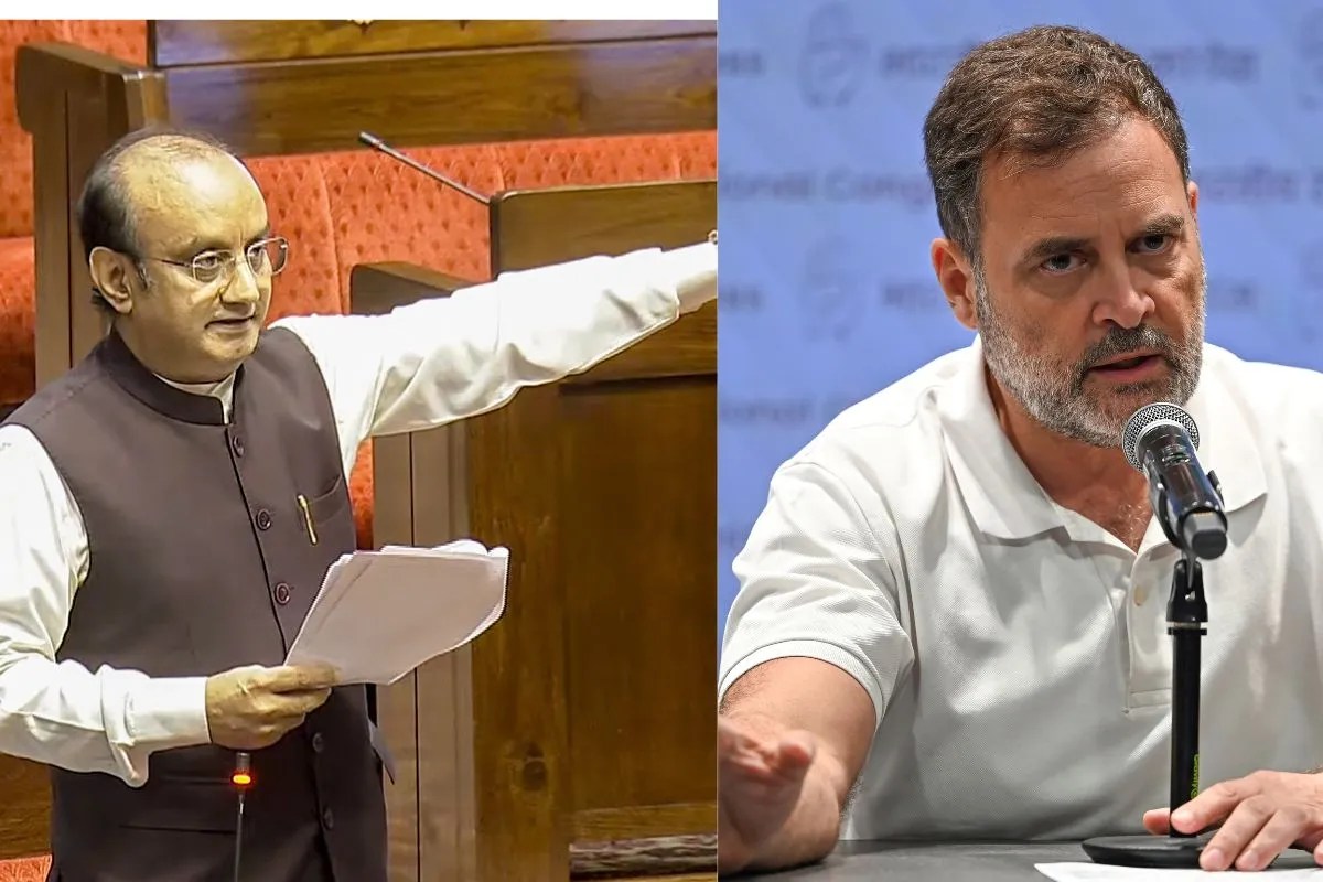 Sudhanshu Trivedi attacks Rahul Gandhi