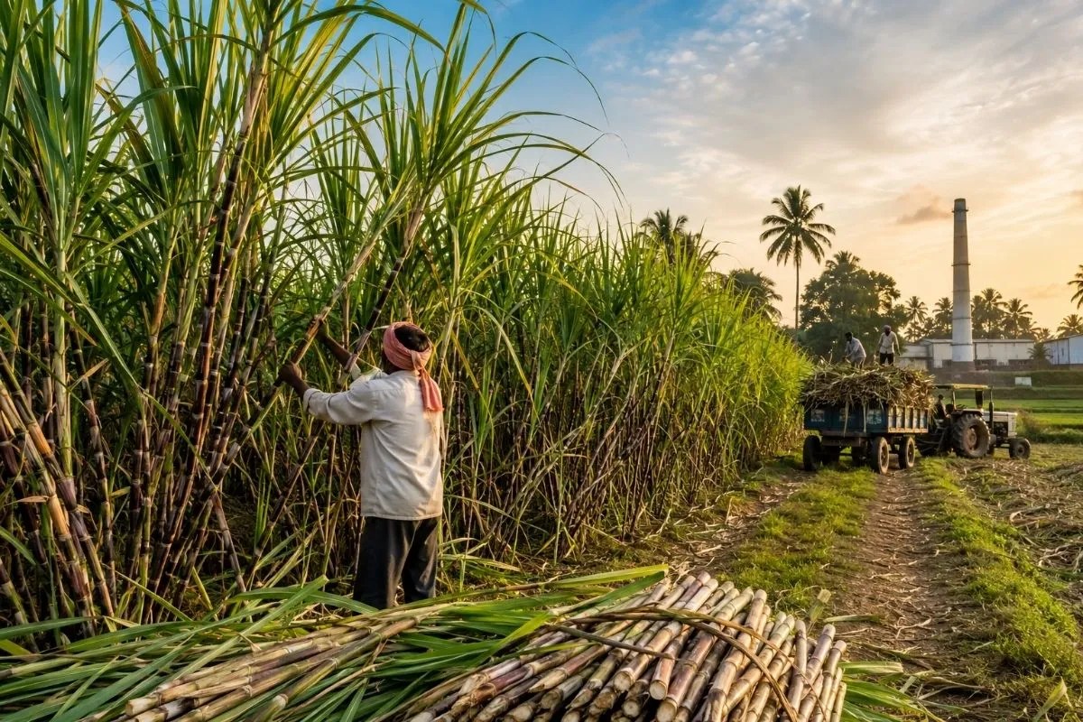 Sugarcane Production in India
