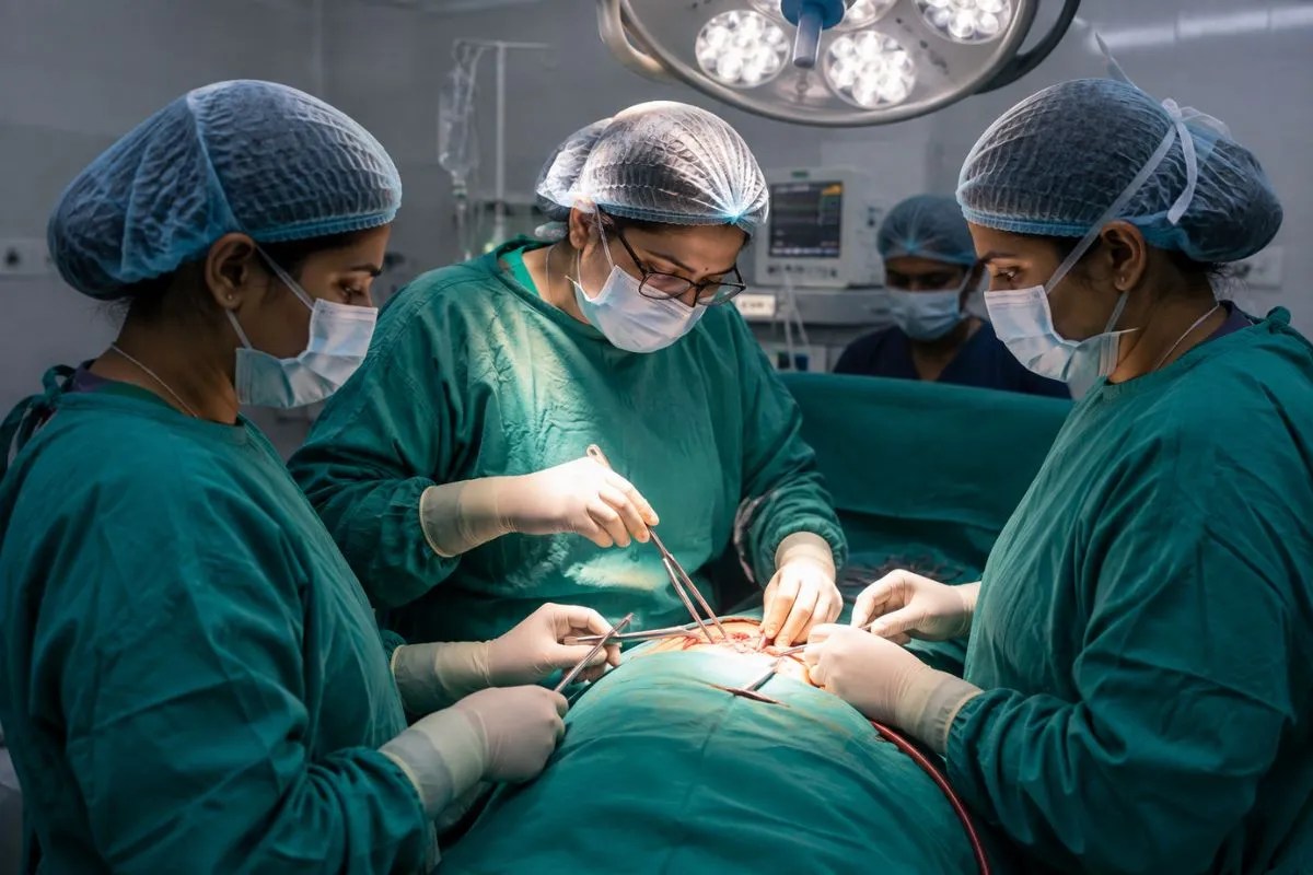 Surgical Team in Operating Room