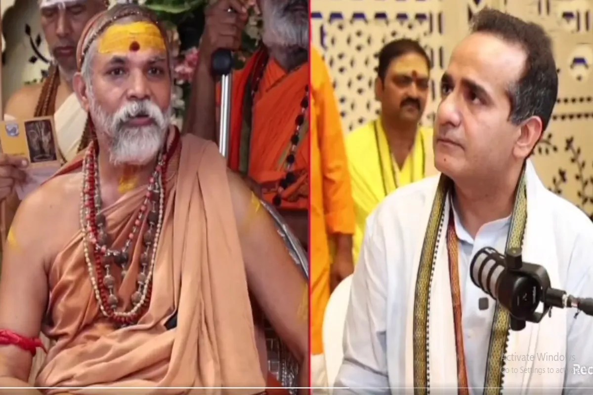 Swami Avimukteshwaranand Journalist Aman Chopra