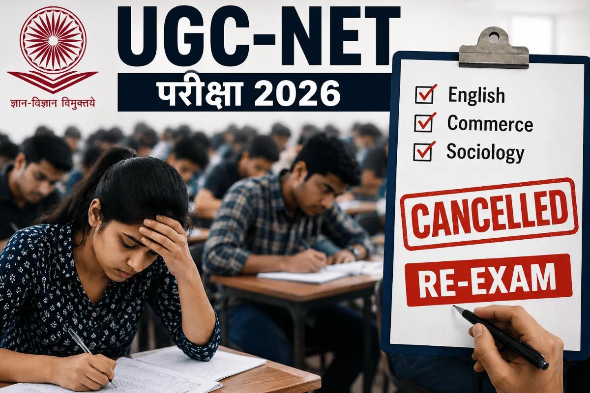 UGC-NET के तीन पेपर रद्द, सितंबर में दोबारा परीक्षा