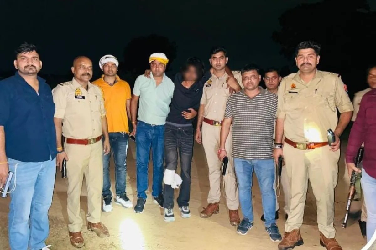पुलिस मुठभेड़, फोटो सोर्स- झांसी पुलिस