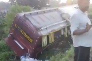 लखनऊ आगरा एक्सप्रेसवे बस एक्सीडेंट, फोटो सोर्स- पत्रिका
