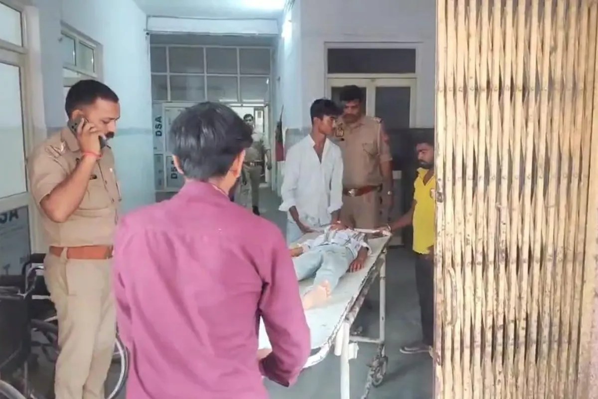 घायलों को अस्पताल लाया गया, फोटो सोर्स- पत्रिका