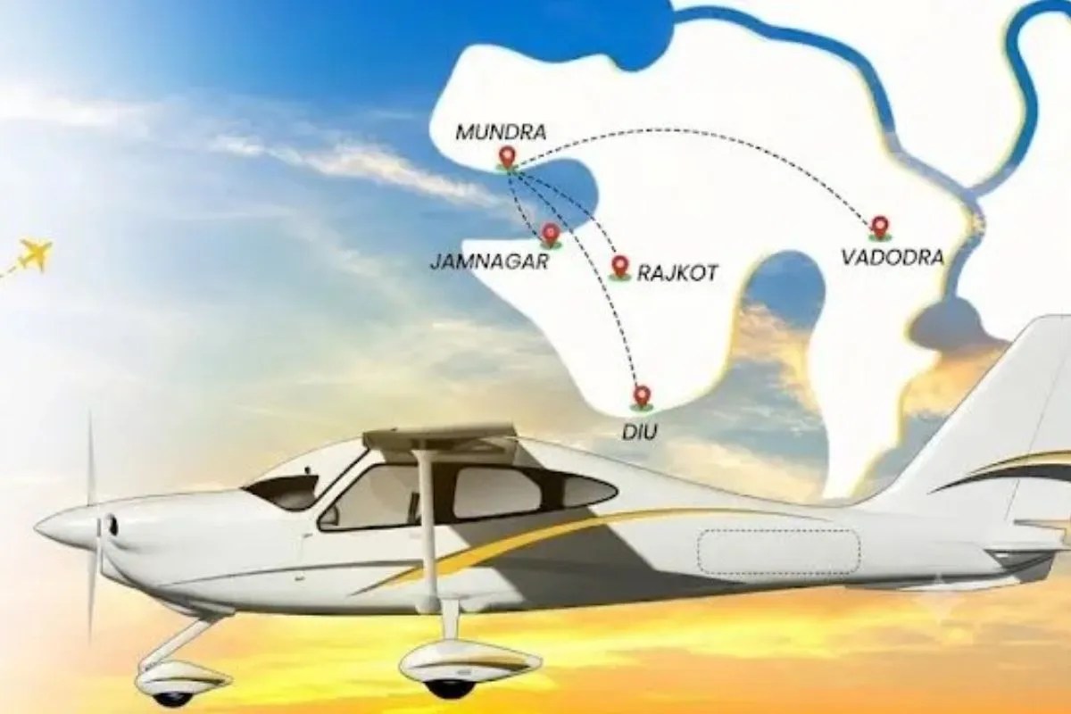 Vadodara-Mundra Air Taxi Service.