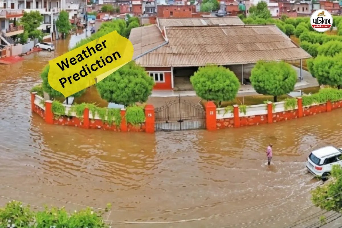 Monsoon active Rajasthan 8 to 10 August heavy rain strong possibility