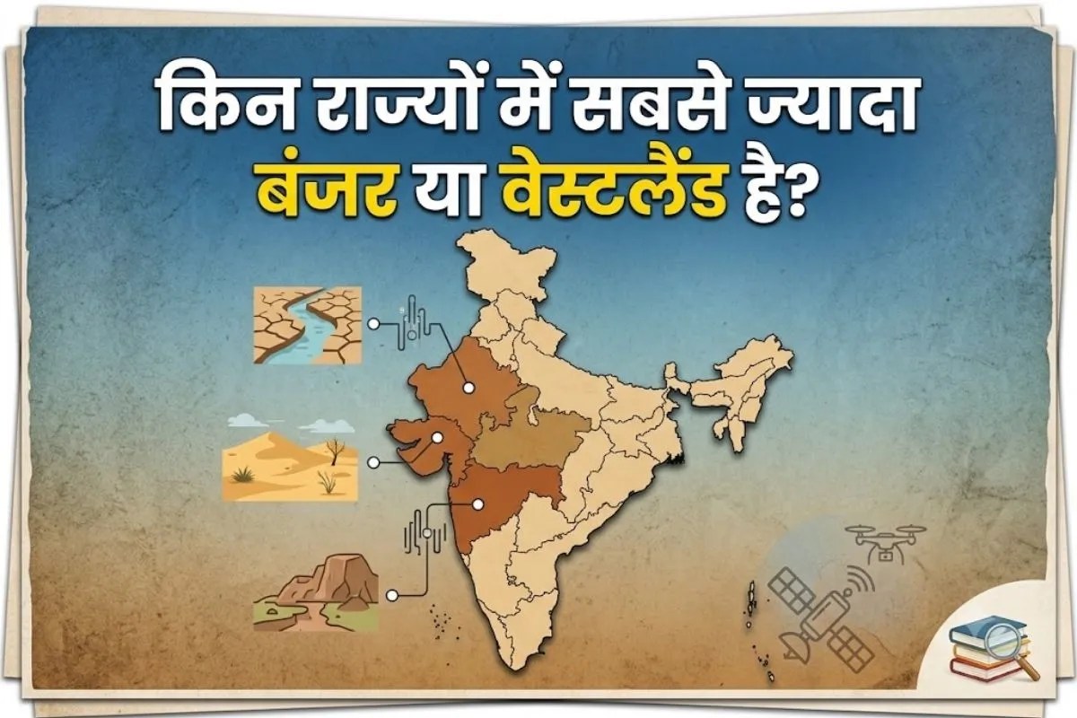 भारत में 17% ज़मीन बंजर, जानिए कारण और उपयोग