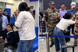 Biju Patnaik airport passenger ruckus