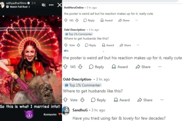 Yami Gautam Dayan look Aditya Dhar