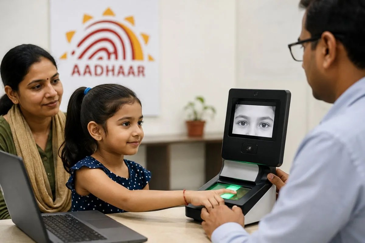 Aadhaar Update Age 15