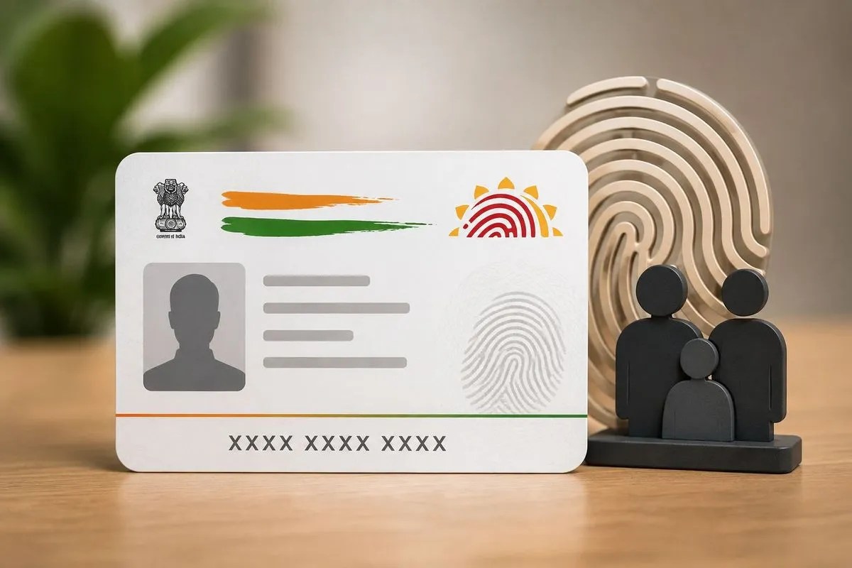 aadhar card in school