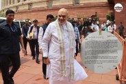 Amit Shah student protest