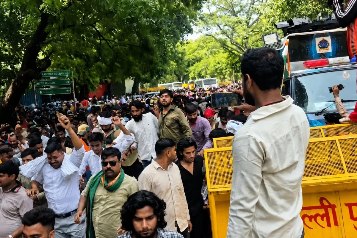 Reservation Hatao Andolan Delhi
