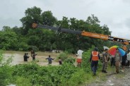 Rajgarh Flood Accident eco car swept away