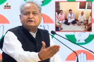 ashok gehlot attacks bjp over minister sanjay sharma alwar dharna