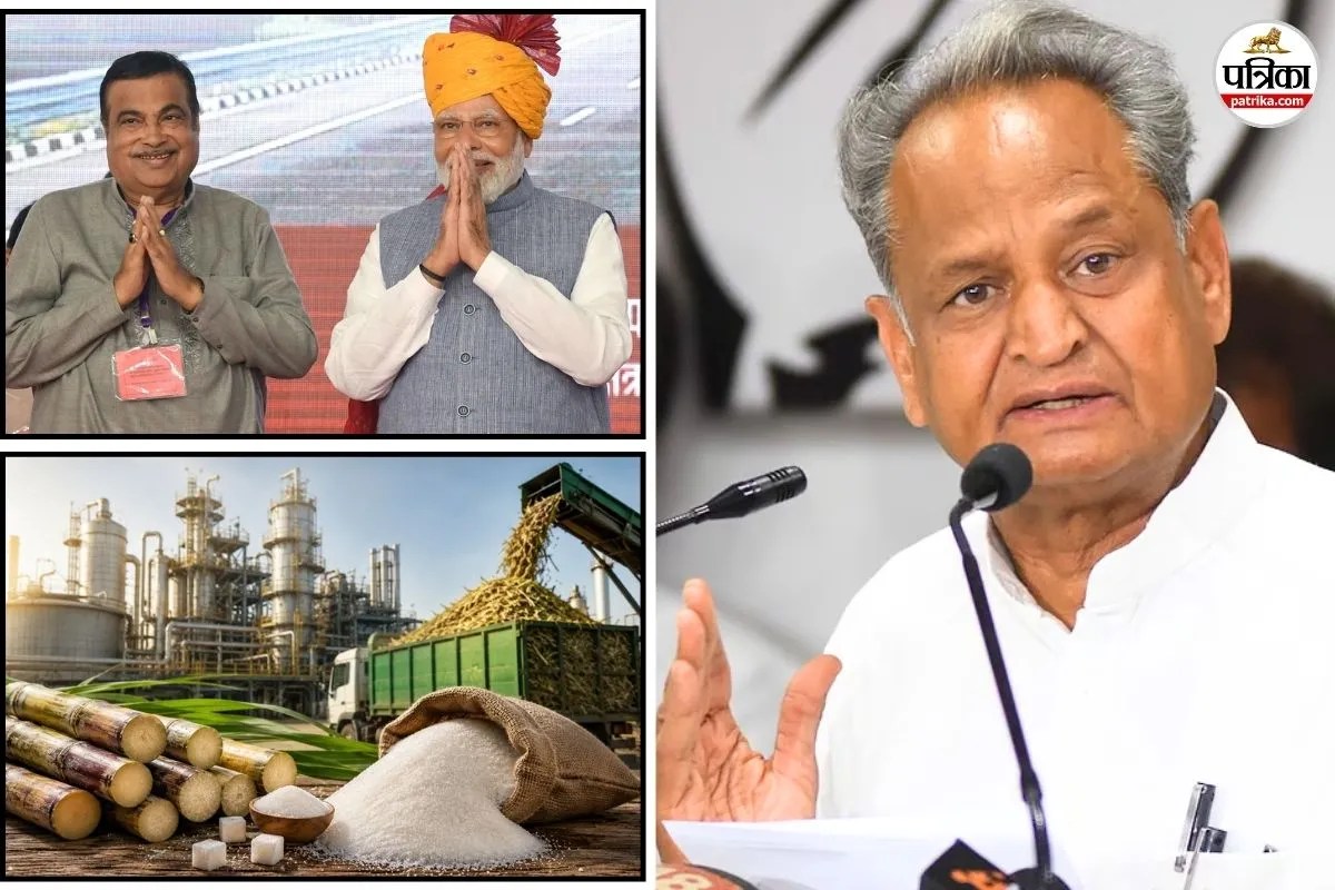 ashok gehlot targets pm modi over ethanol blending sugar prices