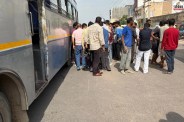 bikaner bus runs over bike rider youth dies